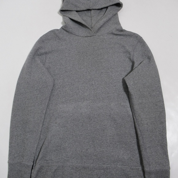 John Elliott Villain Slim-Fit Loopback Cotton-Jersey Hoodie Dark Grey Size L - Picture 1 of 12
